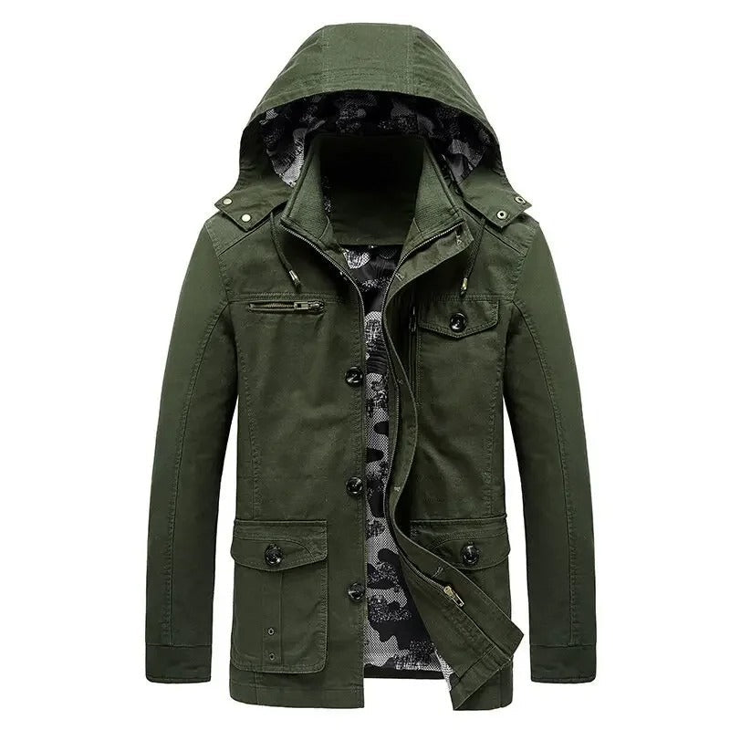 Elegant Multi-Pocket Jakke