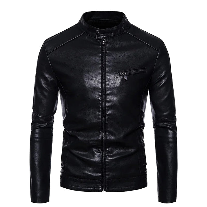 Plysforet Læderjakke