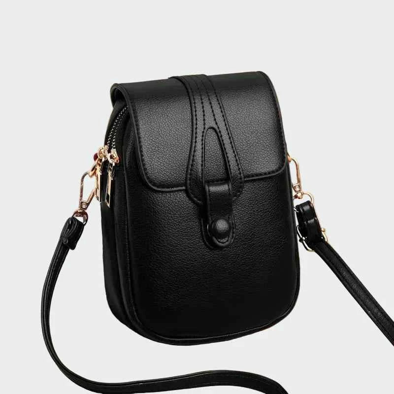Elegant retro lædertaske