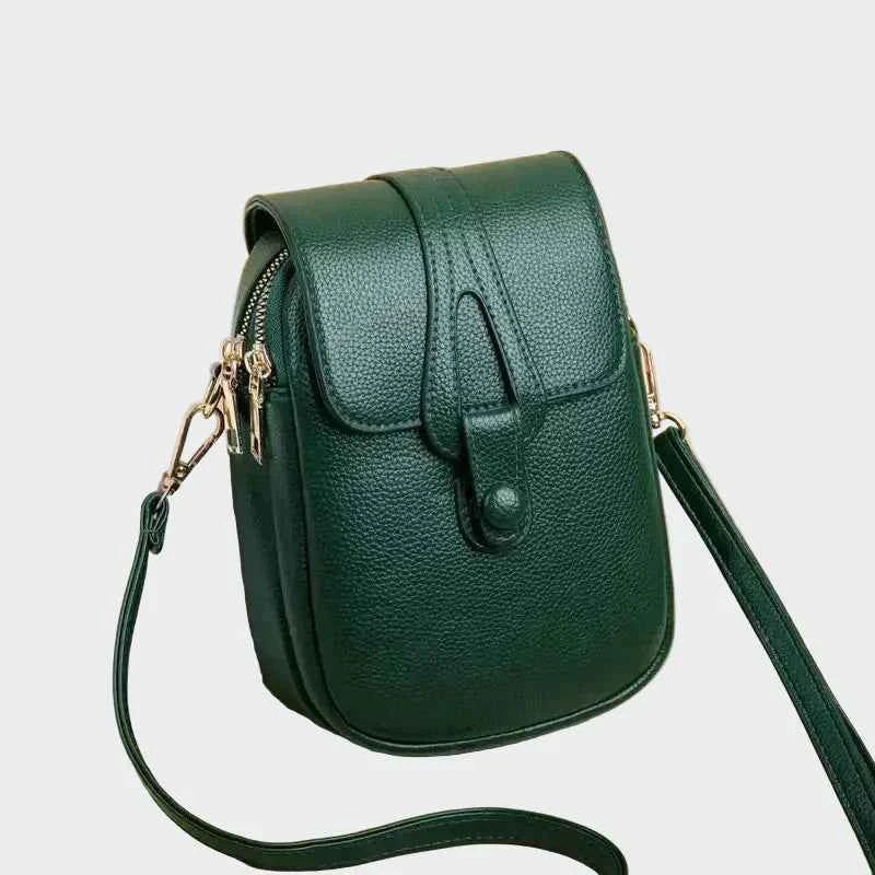 Elegant retro lædertaske