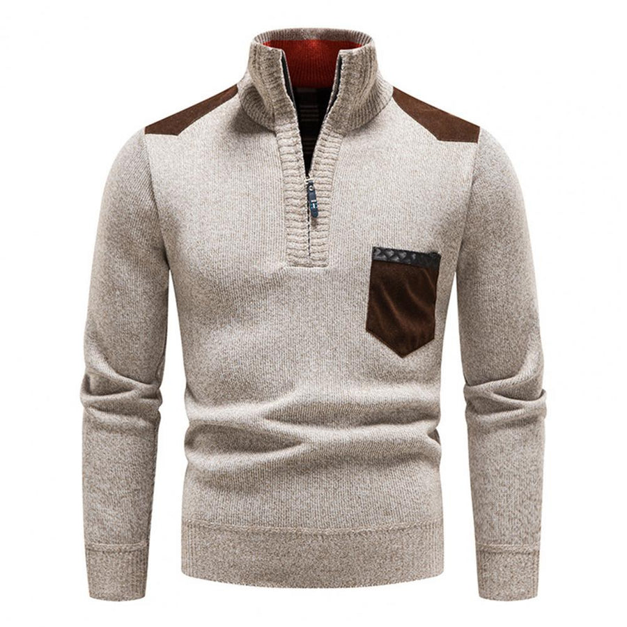 Uld Zip Sweater