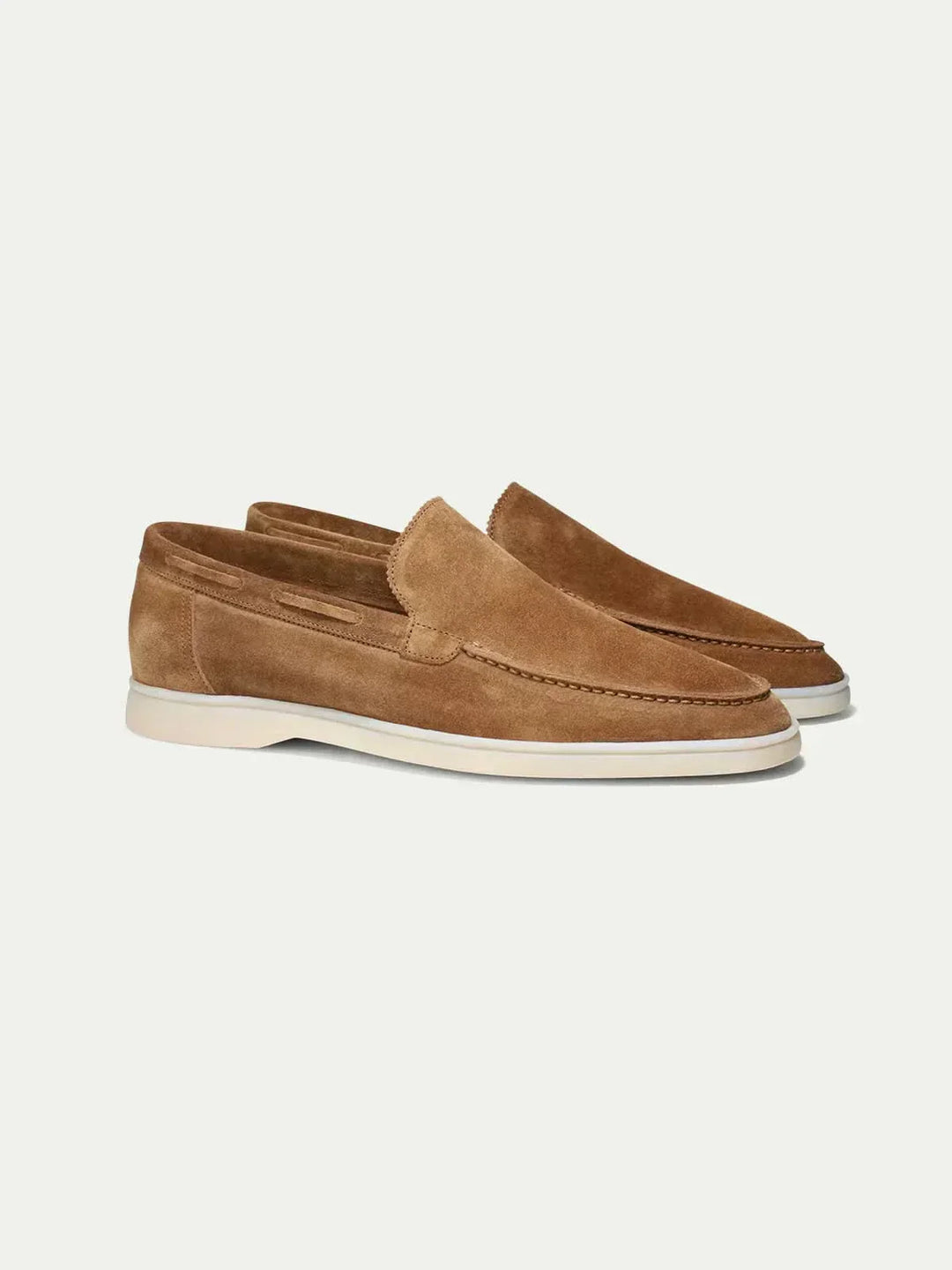 Mocassino Klassisk i Suede Ørken
