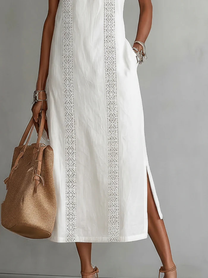 Chloe | Elegant Sommer Midi Kjole