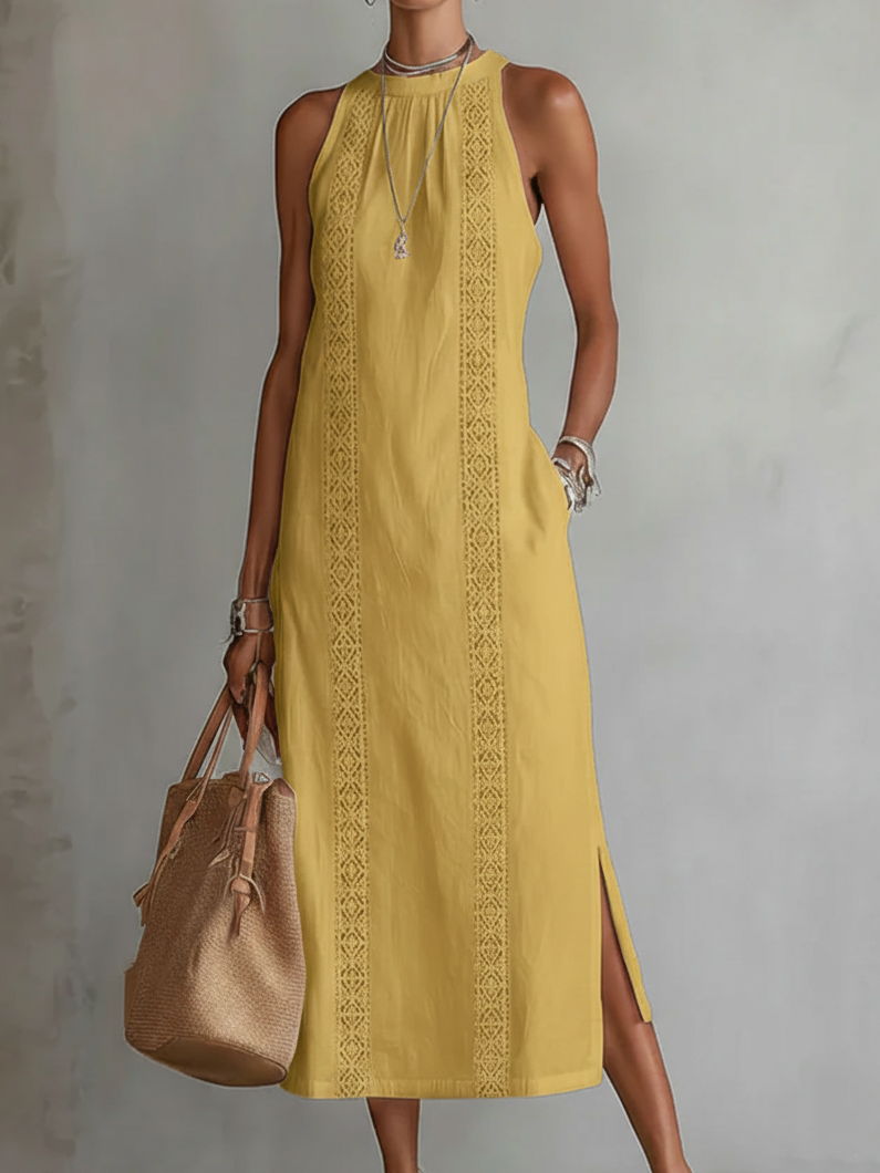 Chloe | Elegant Sommer Midi Kjole