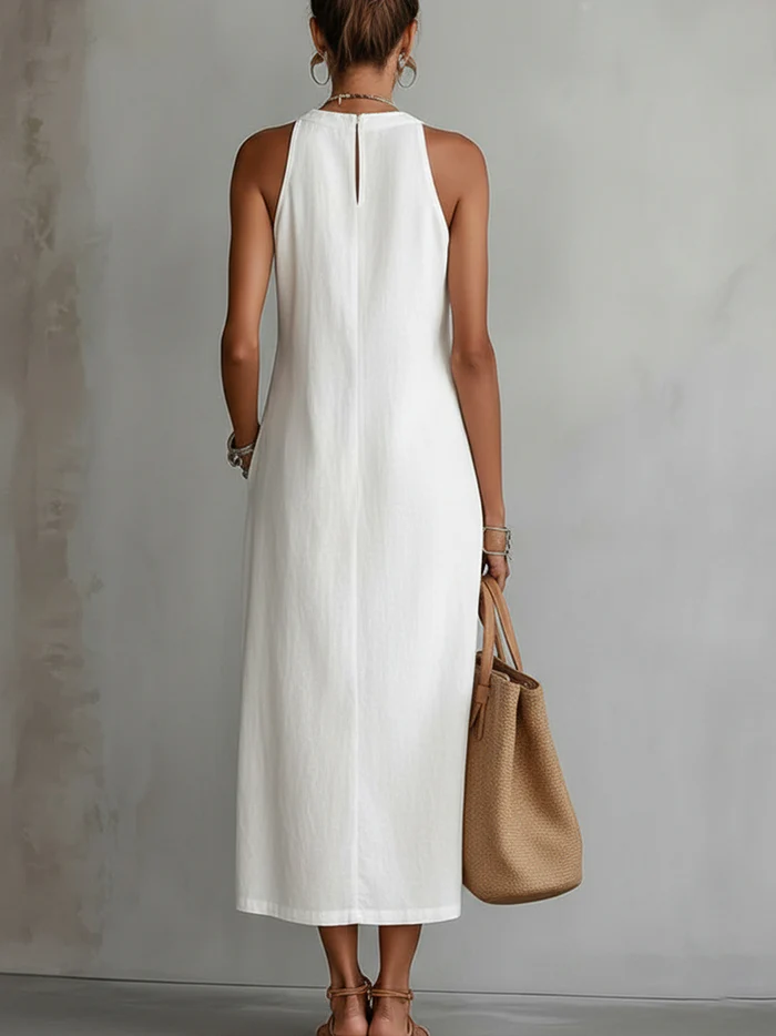Chloe | Elegant Sommer Midi Kjole