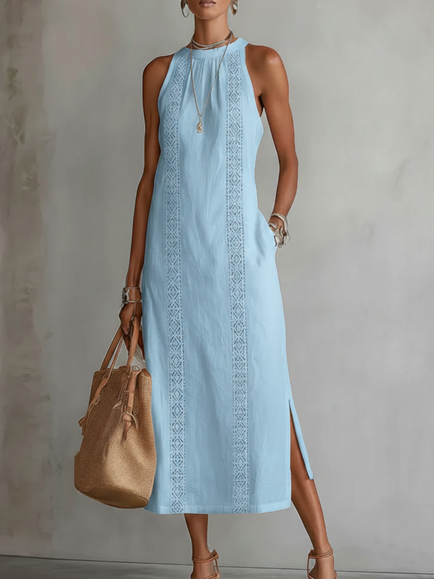 Chloe | Elegant Sommer Midi Kjole
