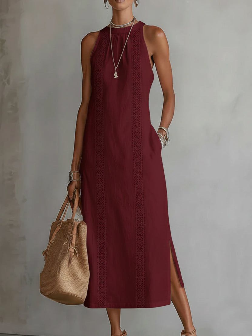 Chloe | Elegant Sommer Midi Kjole