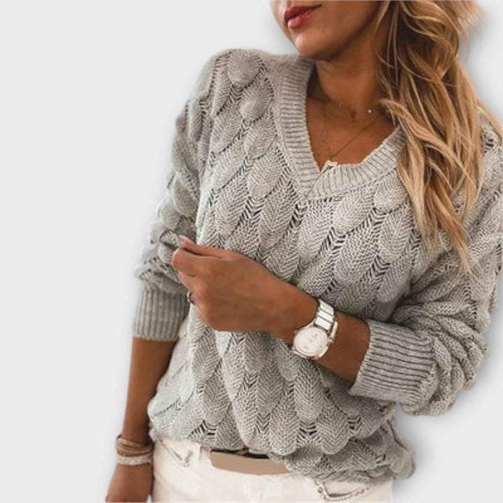 Noemier - Sweater med V-udskæring