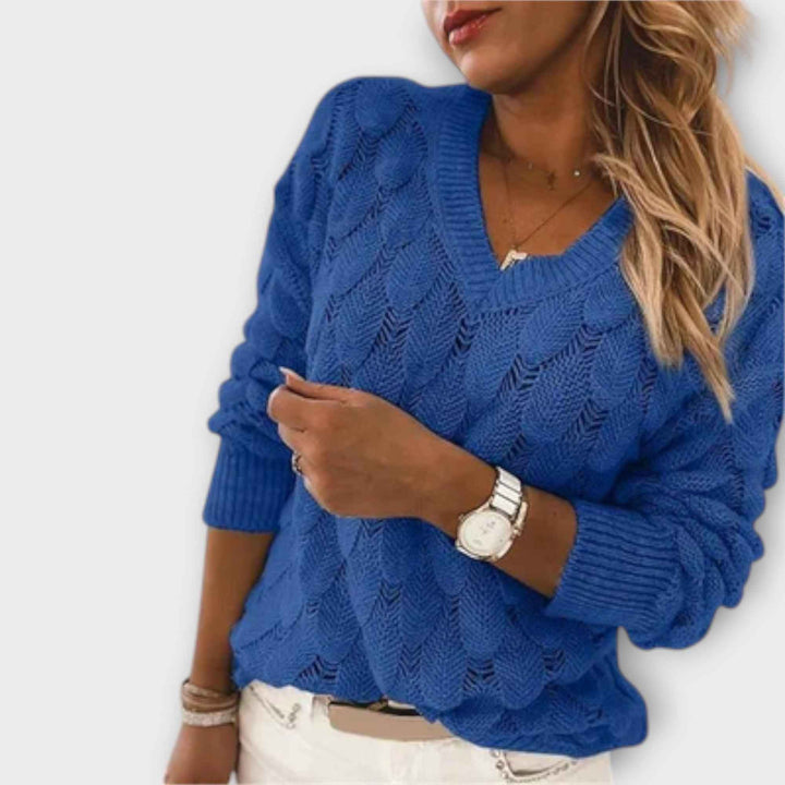 Noemier - Sweater med V-udskæring