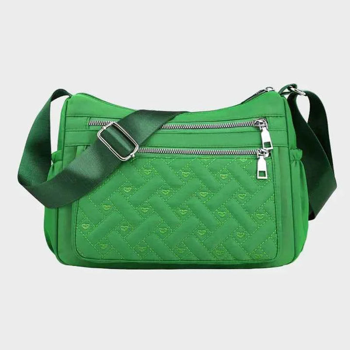 Elegant nylon skuldertaske