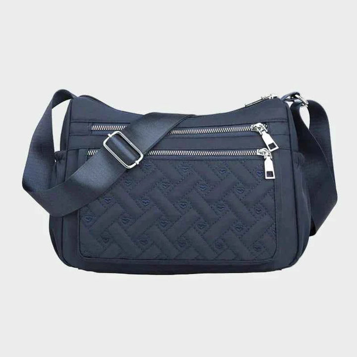 Elegant nylon skuldertaske