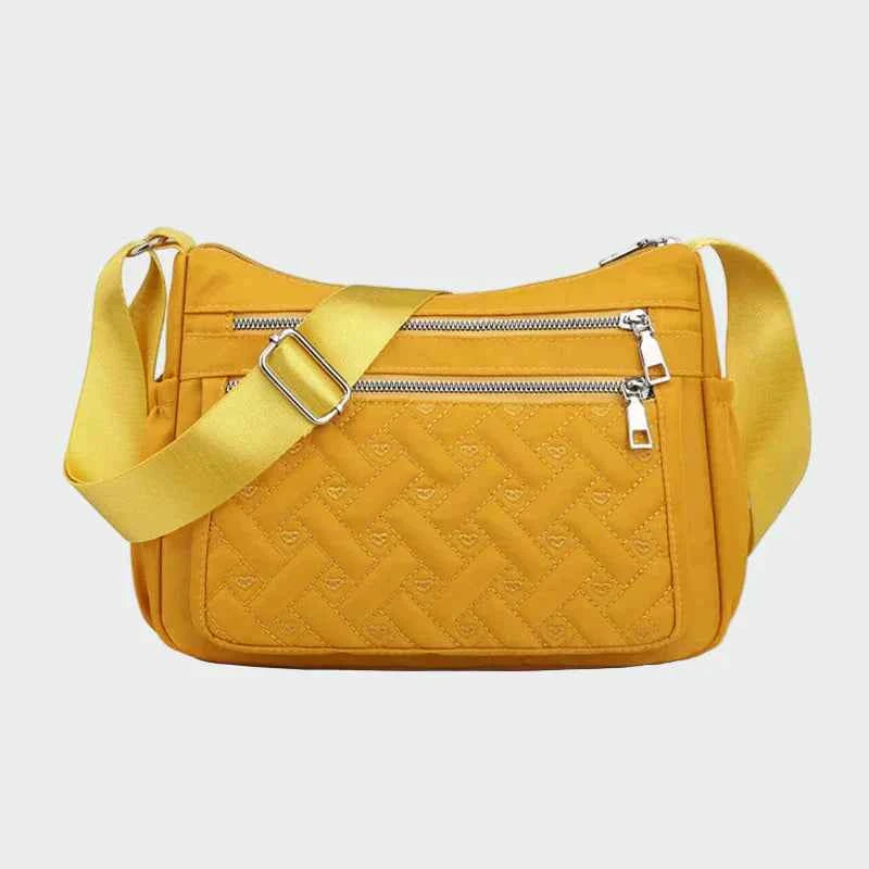 Elegant nylon skuldertaske