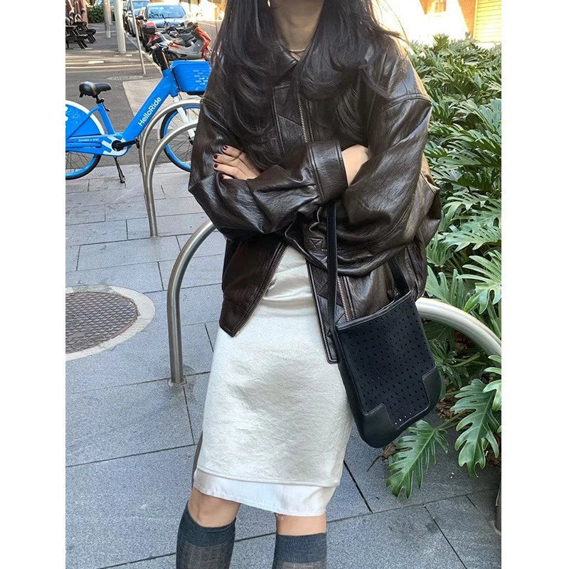 Leather jacket