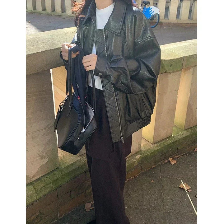 Leather jacket