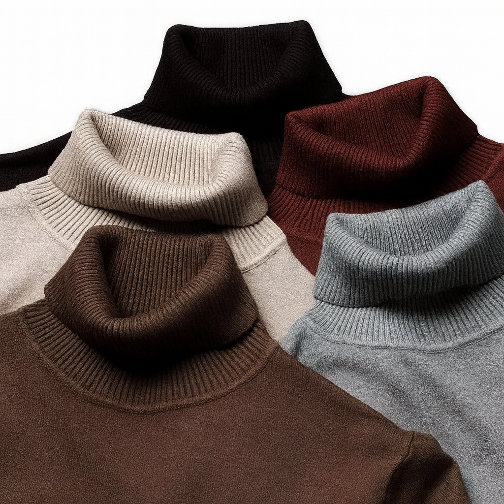 Emiel – Klassischer Rollkragenpullover