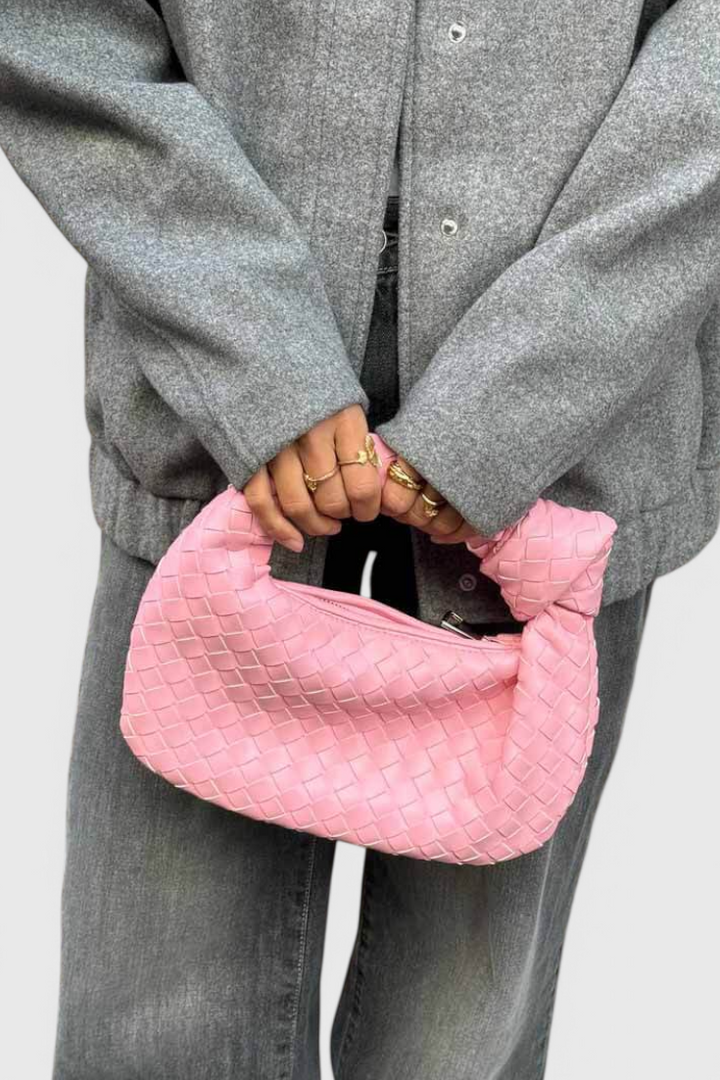 Sage Sac Satchel Mini Tissé