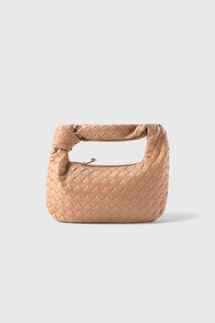 Sage Sac Satchel Mini Tissé