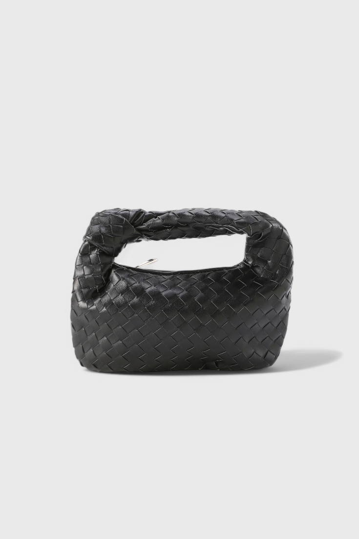 Sage Sac Satchel Mini Tissé