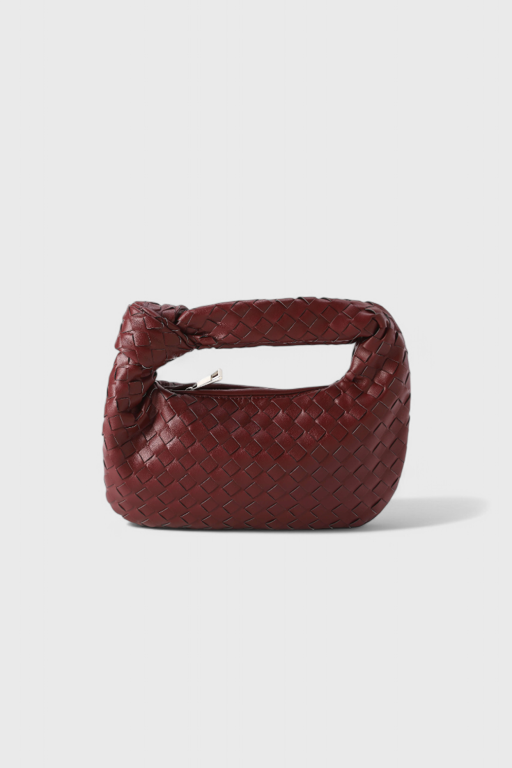 Sage Sac Satchel Mini Tissé