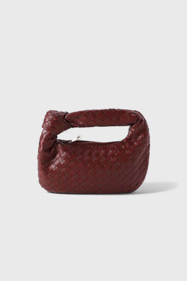 Sage Sac Satchel Mini Tissé