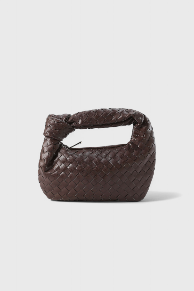 Sage Sac Satchel Mini Tissé