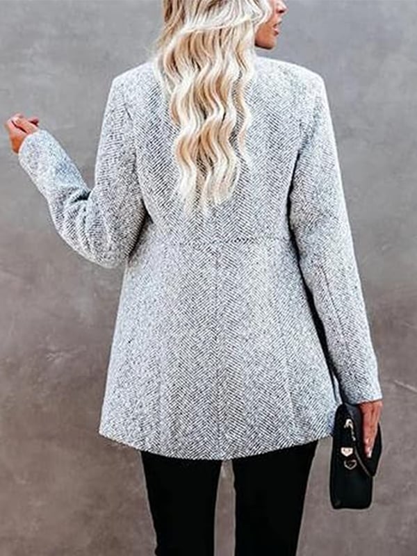 Casual Frakke med Elegant Snit og Daglig Komfort til Alsidige Looks