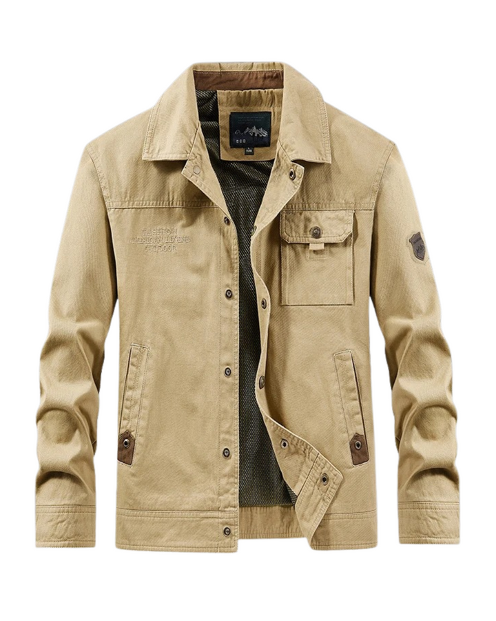 Bomulds Windbreaker Jakke