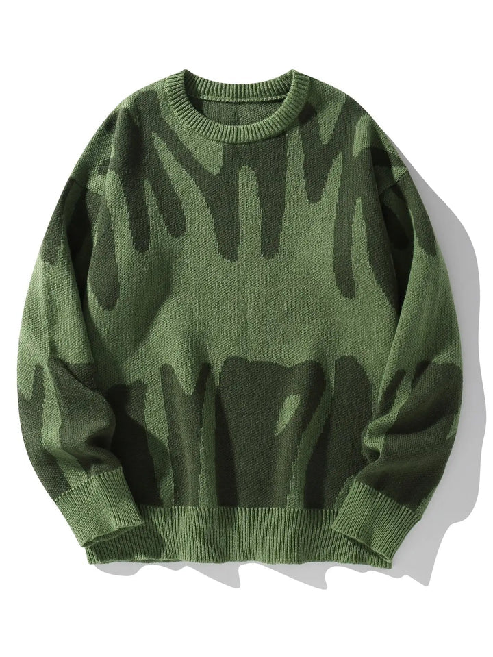 Elegant Mønster Sweater