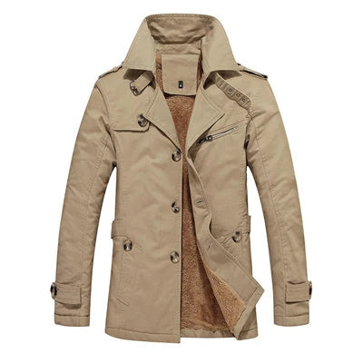 Elegant quiltet frakke