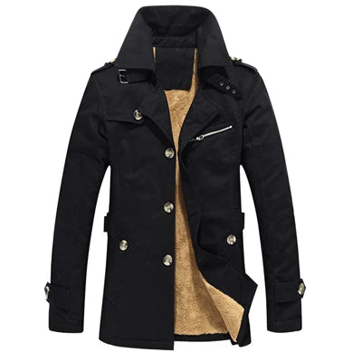 Elegant quiltet trenchcoat