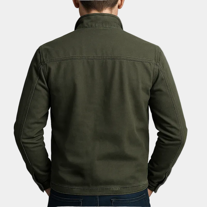 Denver Vintage Cotton Zip-Up Jacket