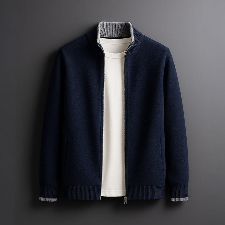 Cas – Feine Zip Strickjacke